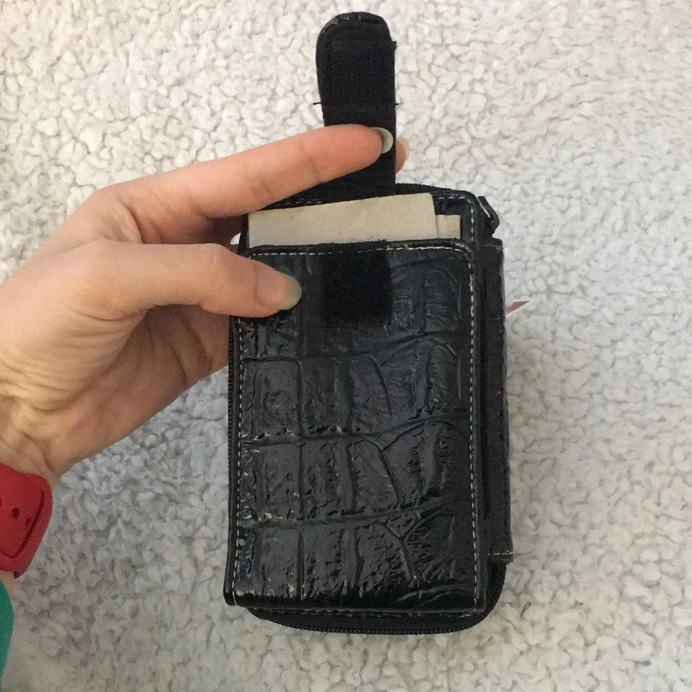 Lizard / Crocodile Patent Leather Phone Case and Wallet